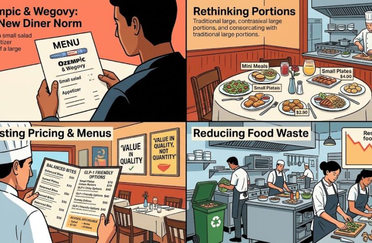 Bite-Sized Business: How Restaurants Are Adapting Menus in the Age of Appetite Suppressants