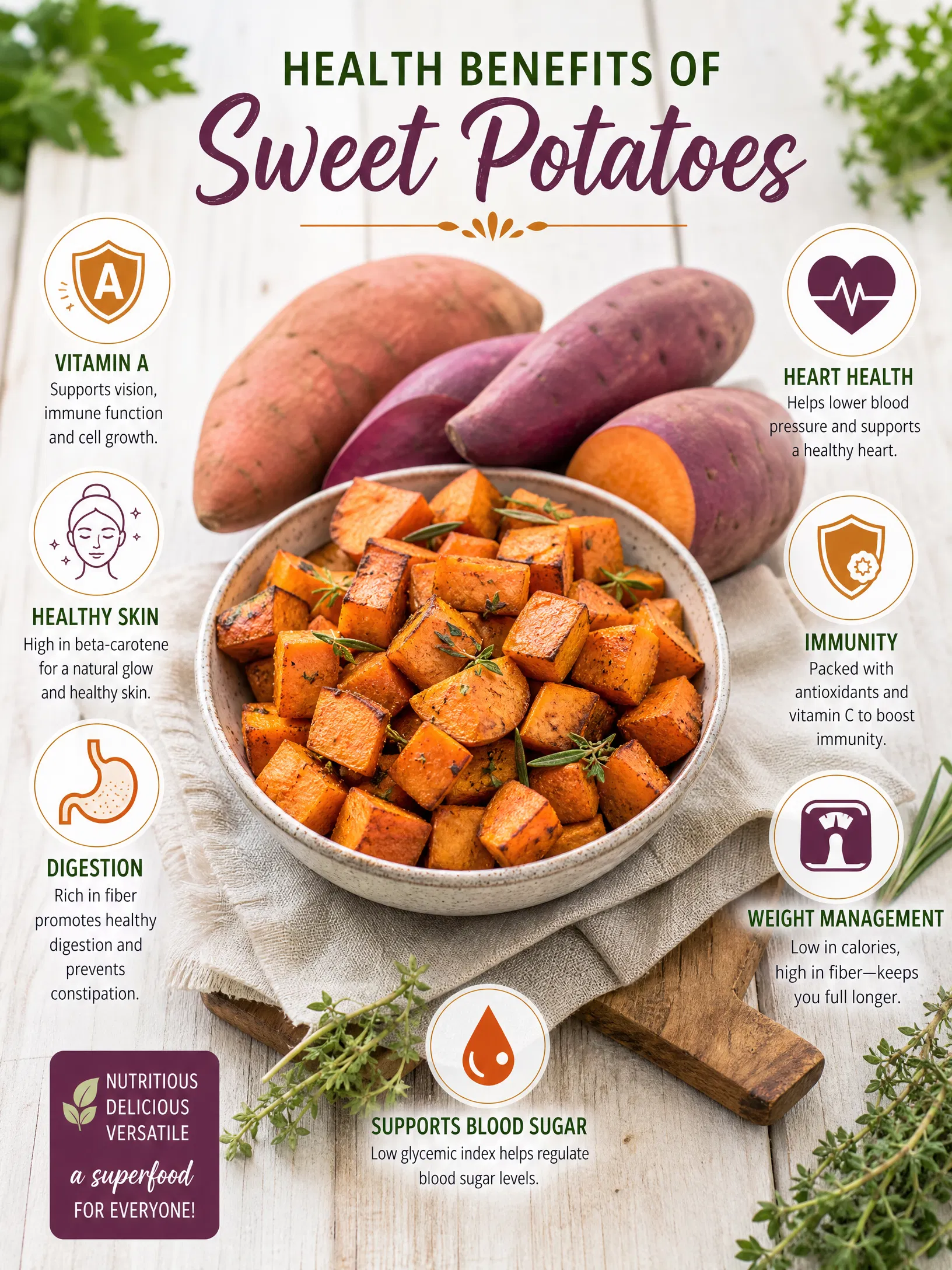 Sweet Potatoes: Health, Nutrition and Some Unknown Facts